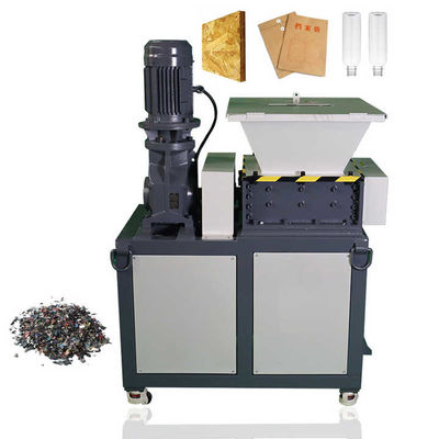 1000kg/h Recycling Crusher Machine Double Shaft Plastic Bottle Mobile Scrap Shredder