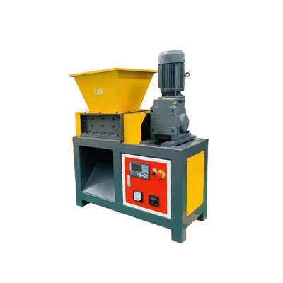 Multifunctional Double Shaft Shredder Aluminum Can Shredder Machine for Plastic / metal