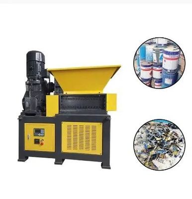 500-10000kg/h Double Shaft Shredder , Rotating Blade Cutter Shredder For Pe Shells / Barrels