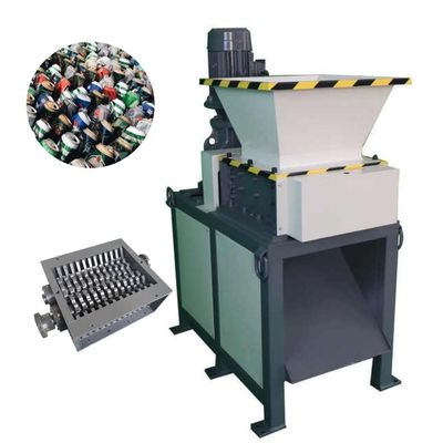 Plastic And Metal Shredder Machine Automatic Mini Small Can Crusher Machine