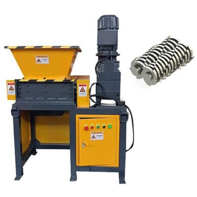 Medium Metal Scrap Shredder Machine Low Noise Automatic For Plant / Household Appliance