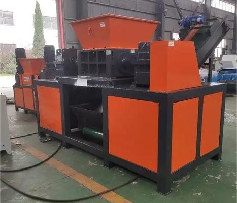 Industrial Waste Plastic Shredder Machine Double Shaft Automatic Crusher Machine