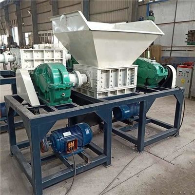 Low Noise Industrial Rubber Shredder Crusher Machine Easy Operate