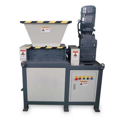 60-80rpm Waste Truck Tire Shredder Two Shaft Rubber Recycling Shredder Machine