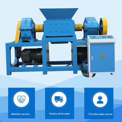 5.5kw Mini Scrap Metal Shredder Machine Cable Textile Clothes Shredder Machine