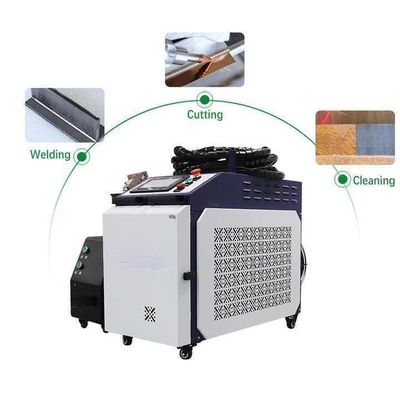 Multifunctional Handheld Fiber Laser Cleaning Machine 3 In 1 High Efficiency