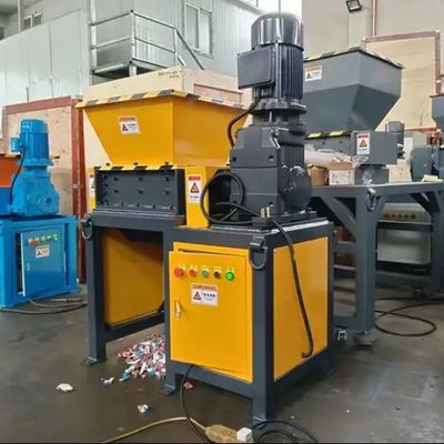 Mini Kitchen Garbage Shredder Machine Plastic Aluminum Scrap Cable Wood Double Shaft Shredder