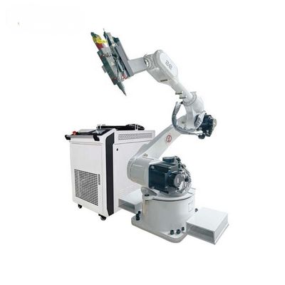 Precision Fiber Laser Welding Machine With 1400mm Robot Arm Length And Water Cooling System