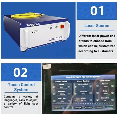 Precision Fiber Laser Welding Machine With 1400mm Robot Arm Length And Water Cooling System