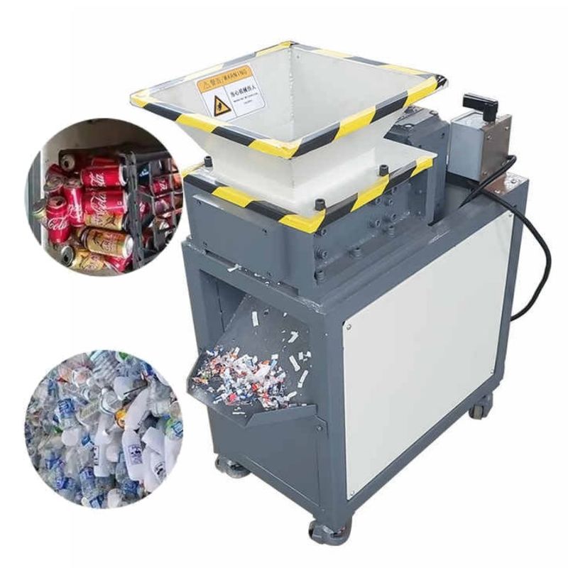 110-130kg/h Industrial Waste Paper Shredder Machine Portable Scrap Metal Shredding Machine
