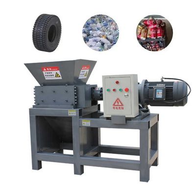 Industrial Waste Plastic Shredder Machine Double Shaft Automatic Crusher Machine