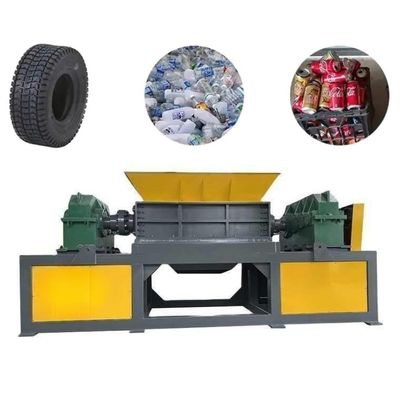 Double Shaft Plastic Scrap Shredder Motorcycle Tire Shredder Machine