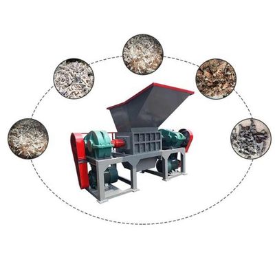 Industrial Waste Plastic Shredder Machine Double Shaft For Wood Pallet