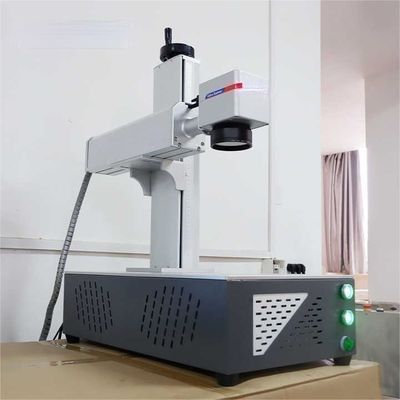 Rotary Fiber Laser Color Marking Machine 7000mm/s Mopa JPT Fiber Laser Marker